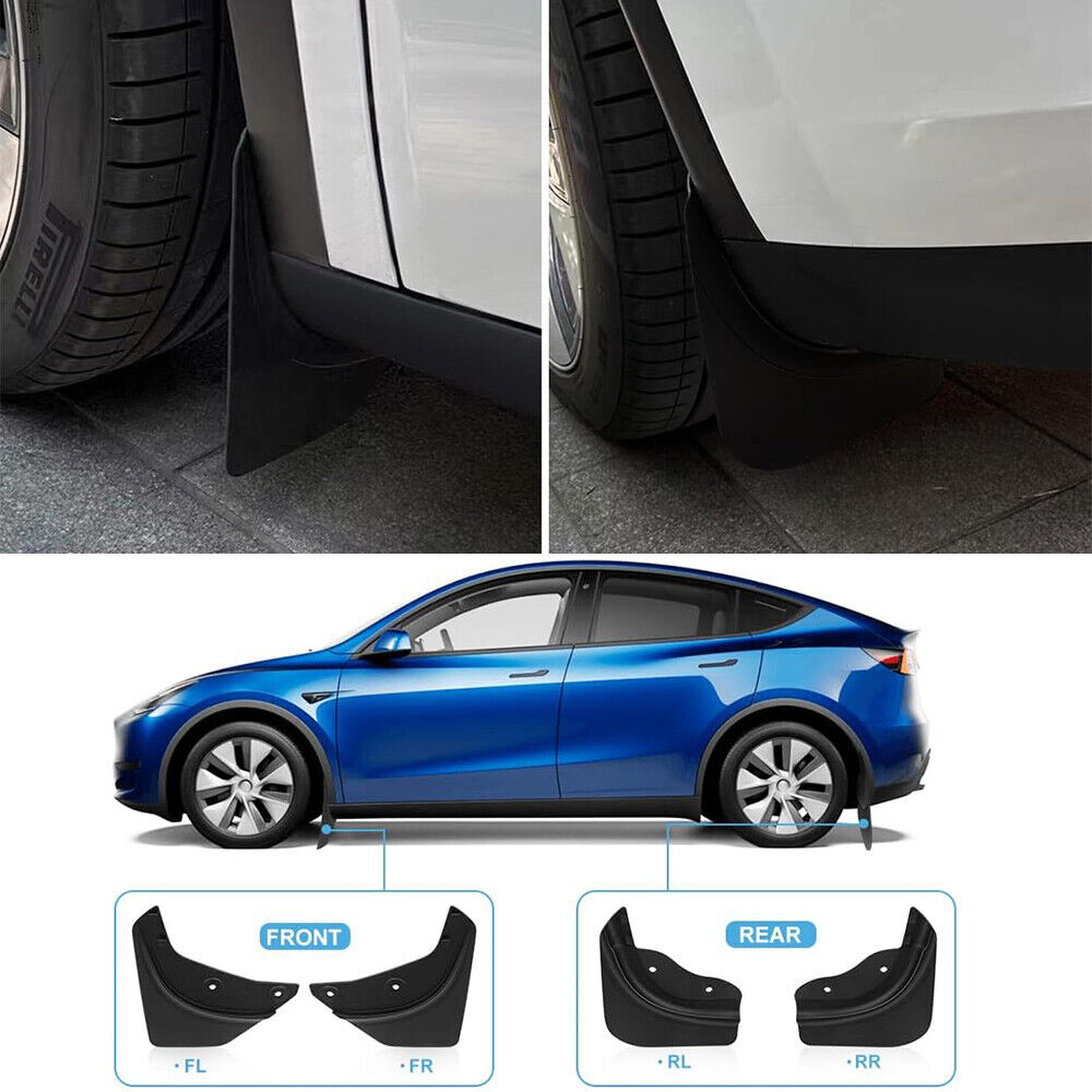 4Pcs Mud Guard for Tesla Model Y Mud Flaps Guard Splash Fender Accessories Kit