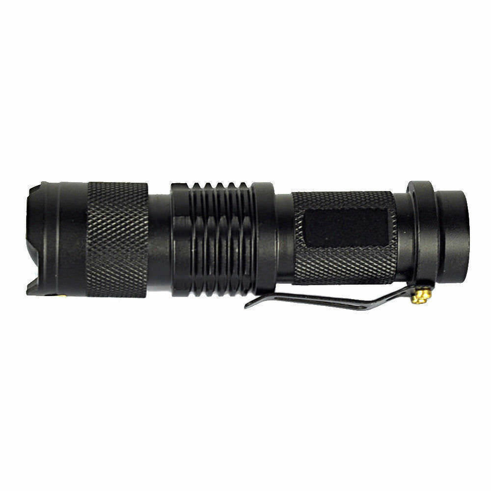 Mini 5x Q5 LED Flashlight Torch Adjustable Focus Zoom Light Lamp 1200LM