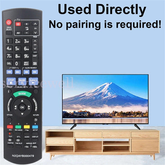 New Remote Control For Panasonic TV DVD LCD Plasma Blue Ray DMP-BD75 IR6