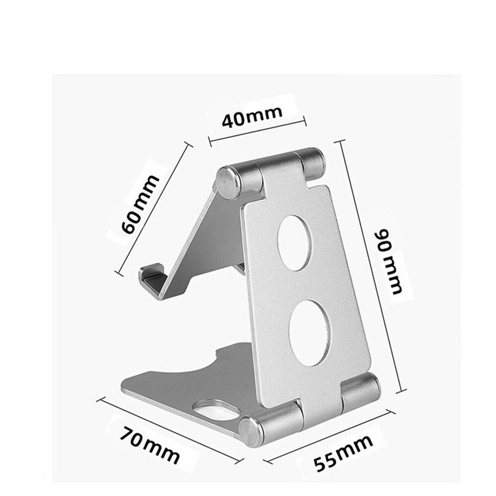 Universal Metal Desk FoldableTabletop Phone Tablet Stand Holder Adjustable Desk