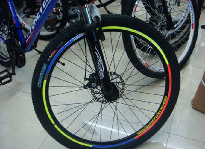 Reflective Strap Bicycle Wheel Tyre HiVi Stickers Cycling Motor Saftey Reflector