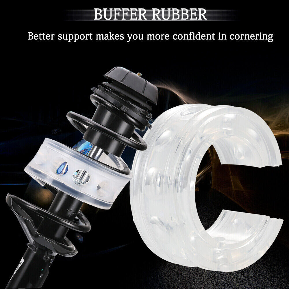 2x Car Rubber Shock Absorber Auto Spring Bumper Buffer Power Cushion Type D