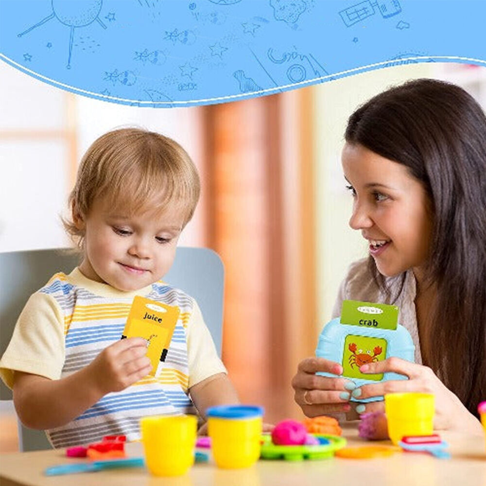 Talking Flash Cards For Toddlers Preschool Words Learning Cards Toy For Kids