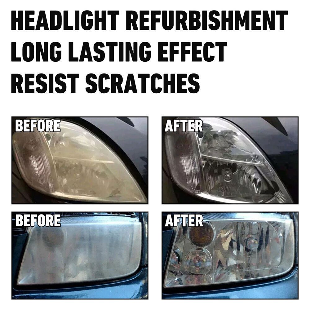 Restowipes Car Headlight Restoration, Polish Headlights Lens Restore Cleaner #T