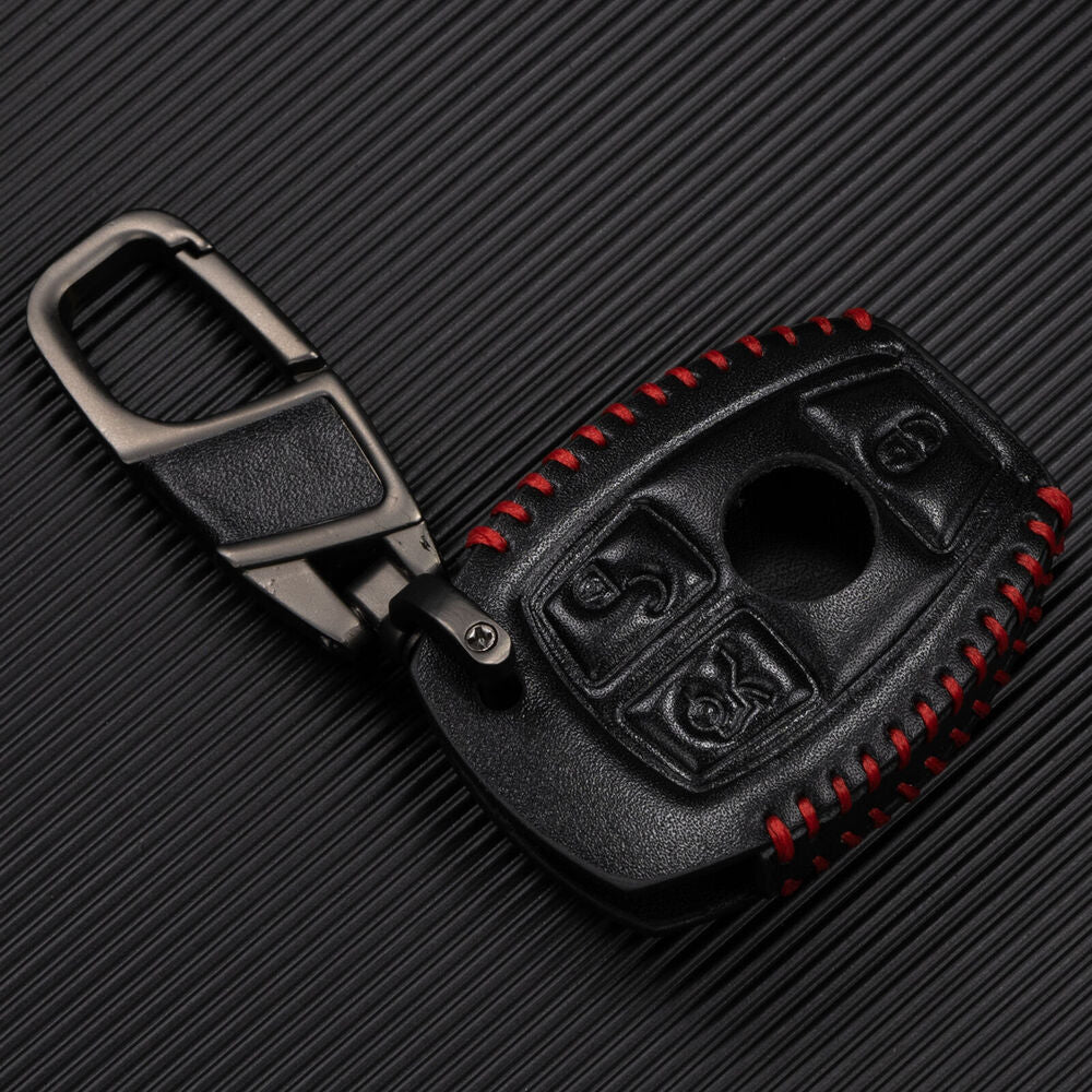 For Mercedes Benz SL GL CL 3-Button Remote Key Fob Cover Case Shell PU Leather