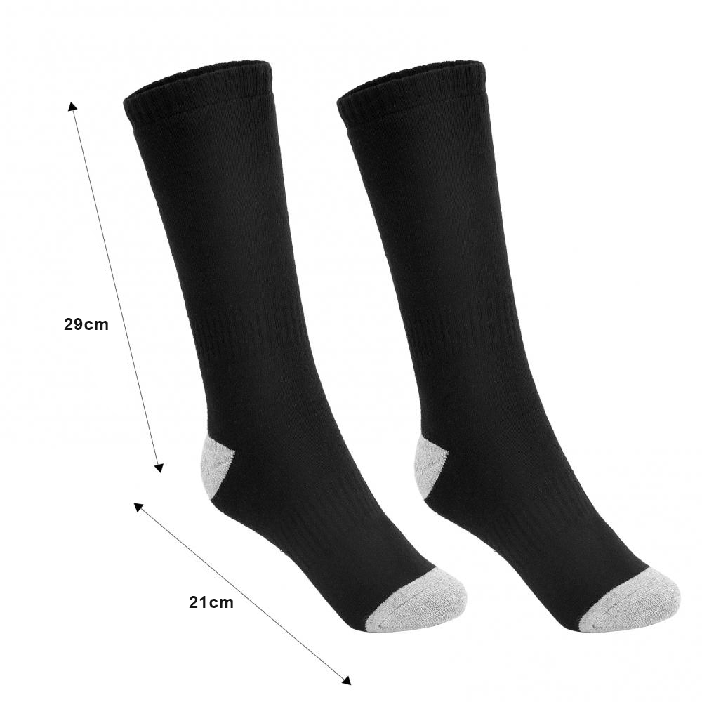 Winter Electric Heated Socks Boot Feet Warmer USB 4000mAh Rechargable Battery