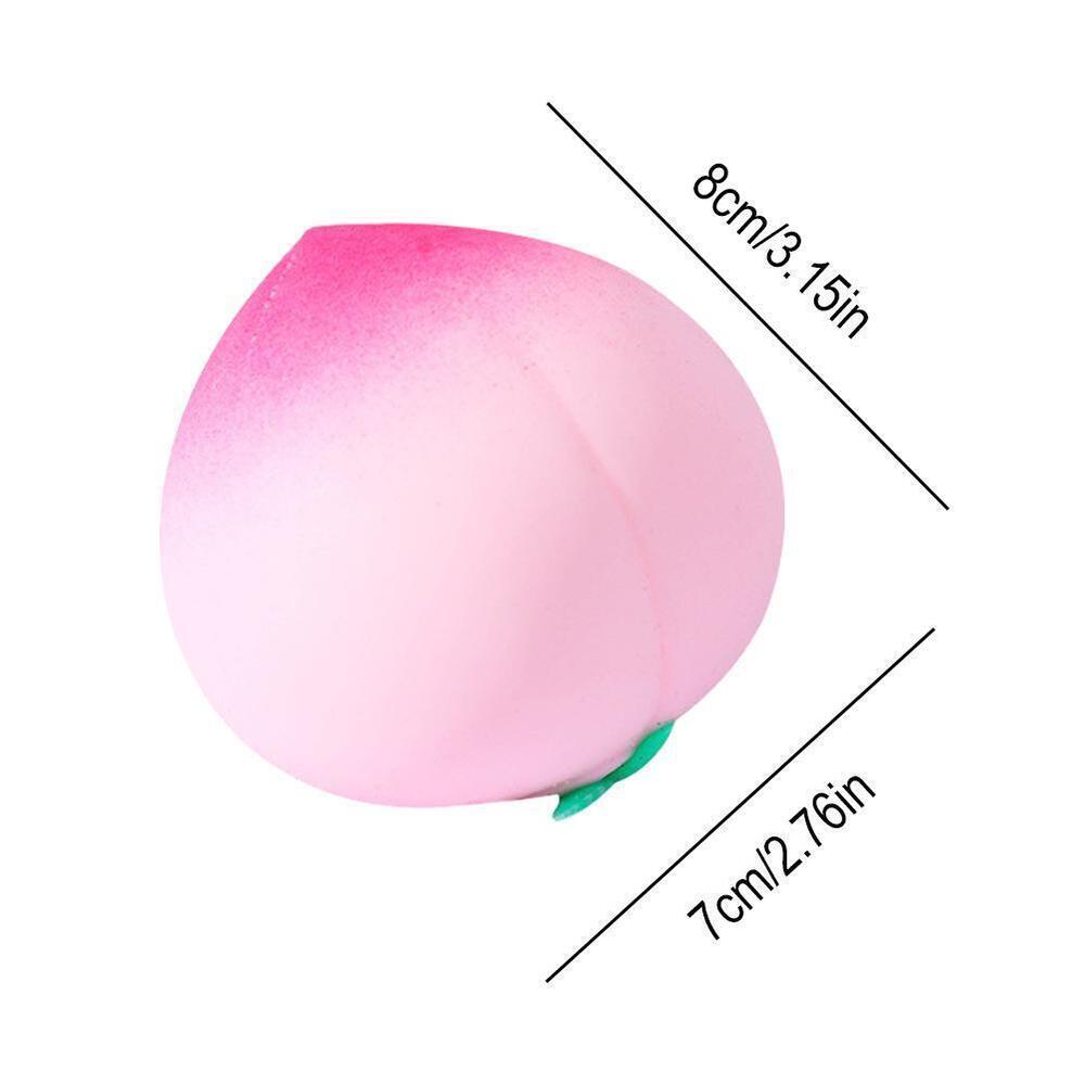 Toys High Simulation Stress Relief Colleagues Kids Toy NEW Squeeze Peach P9M6