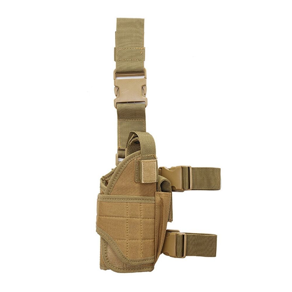 Military Sports Hunt Pistol Pouch Leg Tactical Thigh Holster Puttee Gun