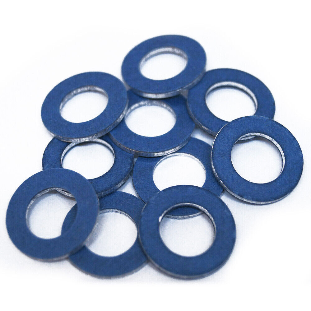 10PCS Oil Drain Sump Plug Washer Suitable For Toyota Lexus & Diahatsu 9043012031