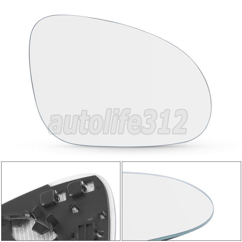 RIGHT DRIVER SIDE MIRROR GLASS RH FOR VW GOLF MK5 2004-2008 CONVEX HEATED PLATE