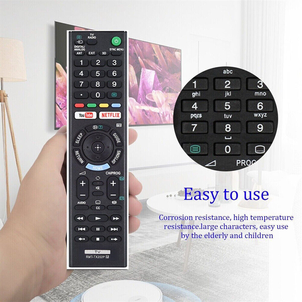 REMOTE CONTROL Substitute for SONY TV NETFLIX Bravia 4k Ultra HD Smart ALL