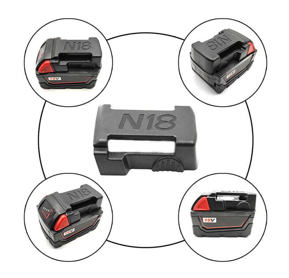 5x Battery Mounts Holder Screw Mount Bracket For Milwaukee 18V Battery Rack