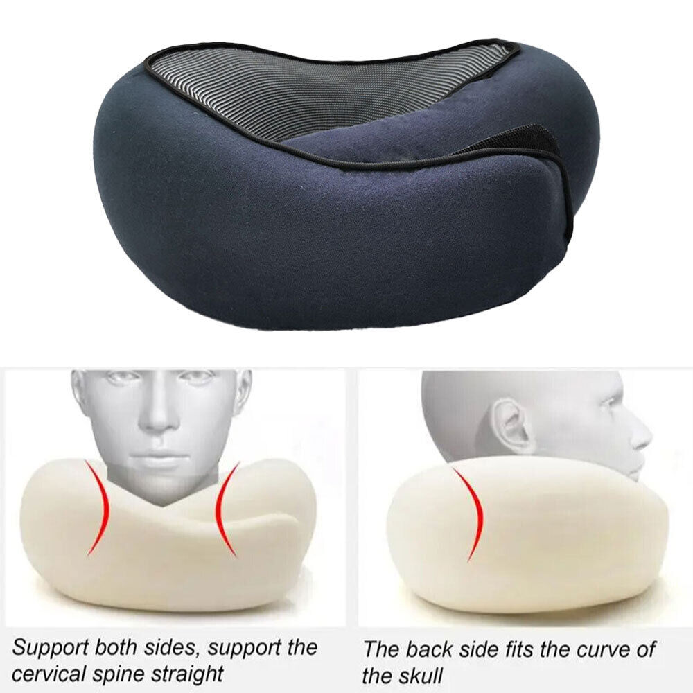 Portable U Shaped Pillow Travel Neck Pillow Breathable Office Neck Head Support