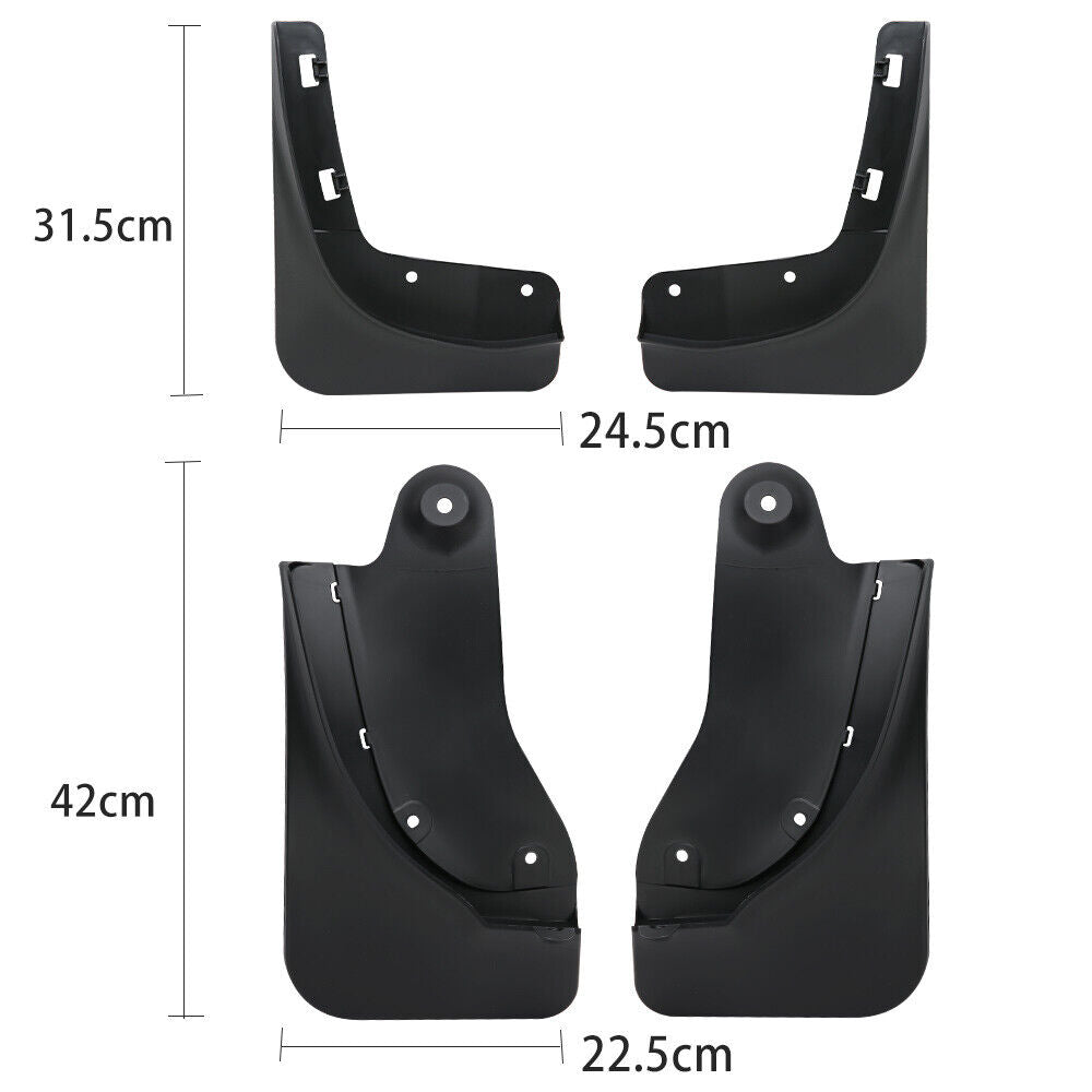 4Pcs Mud Guard for Tesla Model Y Mud Flaps Guard Splash Fender Accessories Kit