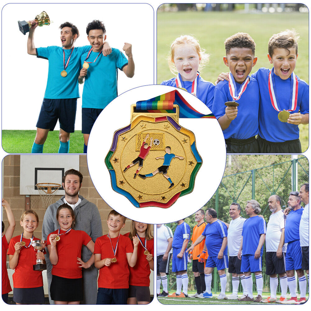 Football Game Medal Sports Competition Awards Winner Award Medals Souvenir Gi