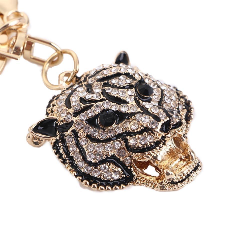 Gift Leopard Head Key Ring Leopard Head Keychain Car Key Chain Animal Pendant