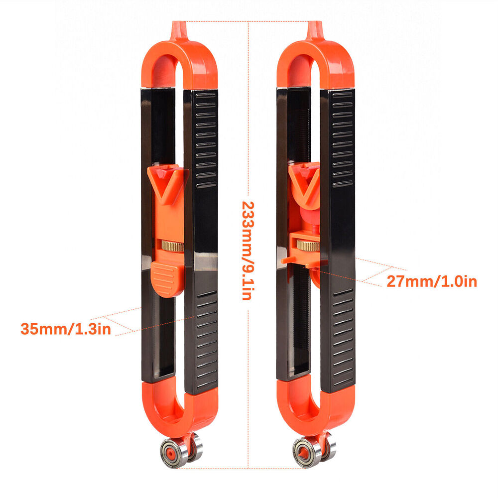 Profile Scribing Tool Contour Gauge Ruler with Lock Precise Carpenter Measure