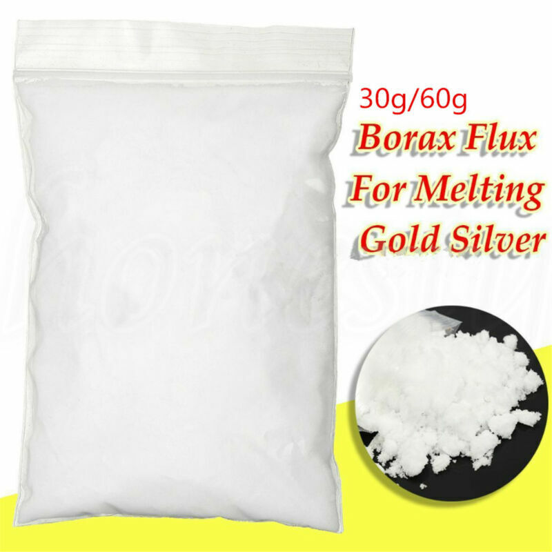 30~60g Borax Powder Anhydrous Metal Casting Melting Flux Gold Assay Forging Flux