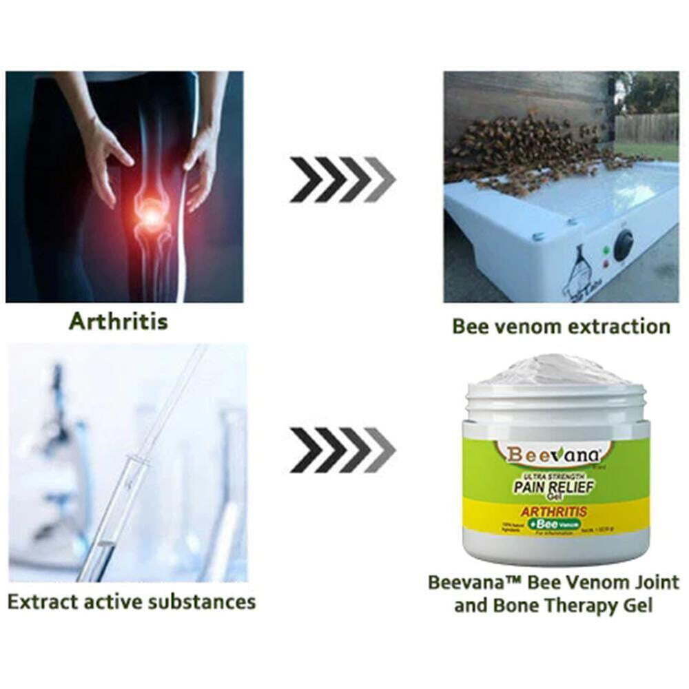 5X Beevana Bee Venom Joint Bone Therapy-Cream Bee Venom Joint Bone Relief Cream