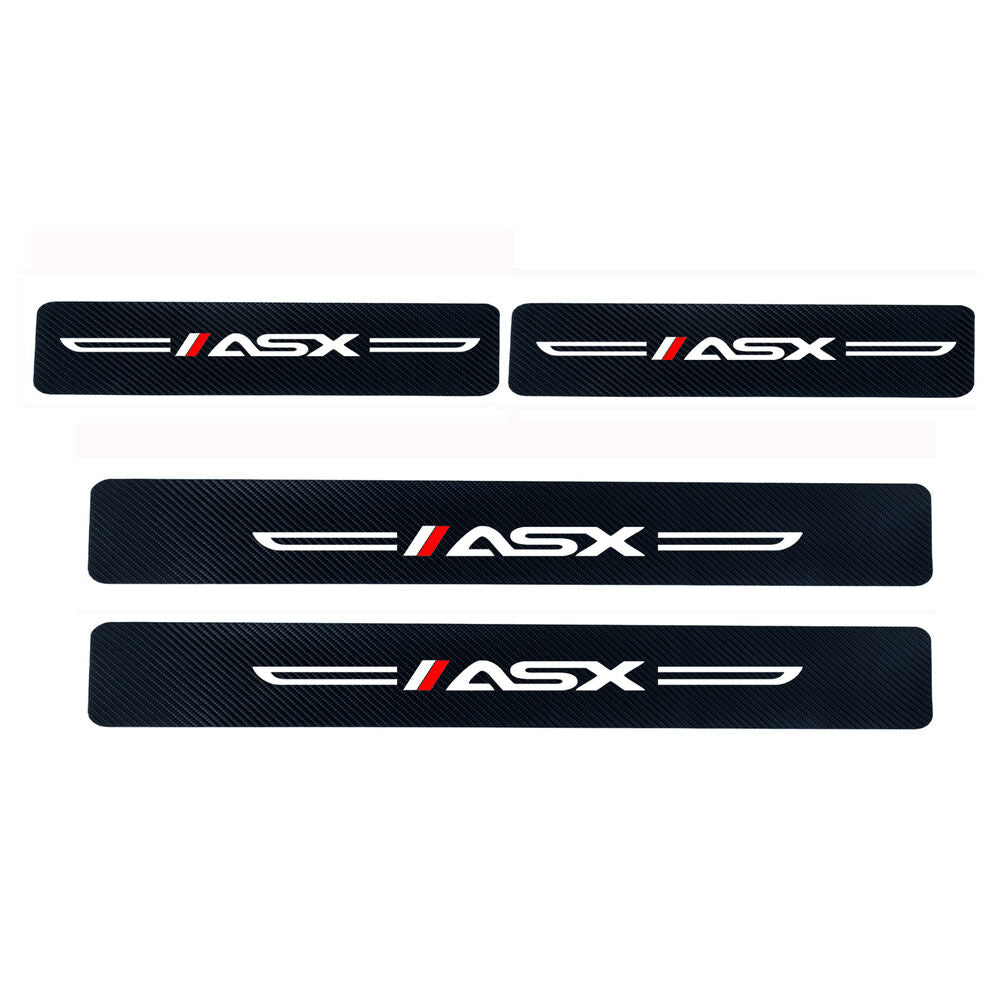 For Mitsubishi Asx Car Door Plate Sill Scuff Anti Scratch Sticker Protector 4Pcs