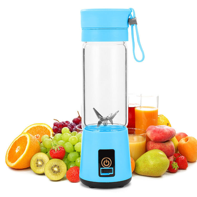 Rechargeable PORTABLE USB ELECTRIC FRUIT JUICER SMOOTHIE BLENDER TRAVEL BOTTLE