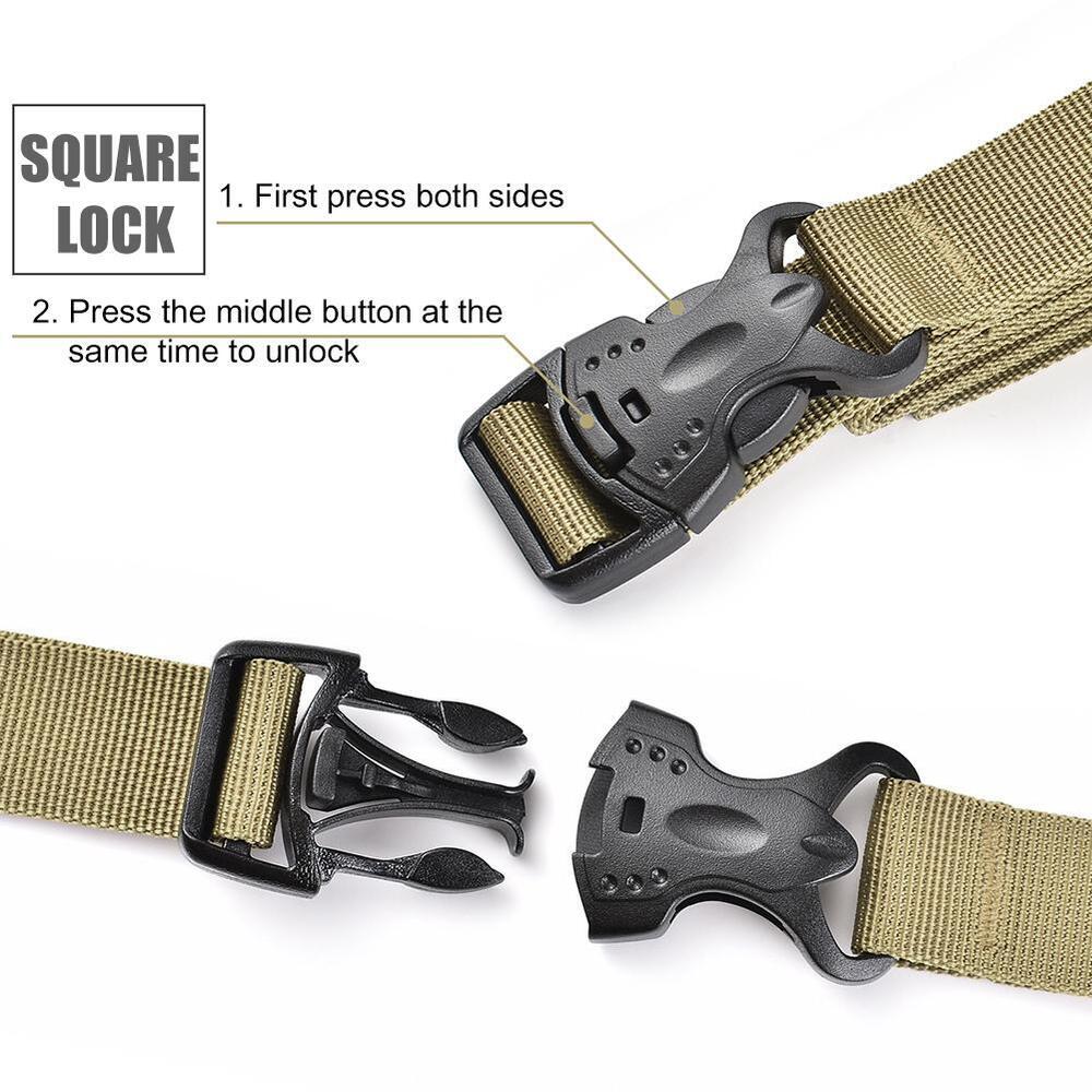 Outdoor Camping Cargo Storage Tied Belt Travel Luggage Buckle Strap (Khaki)