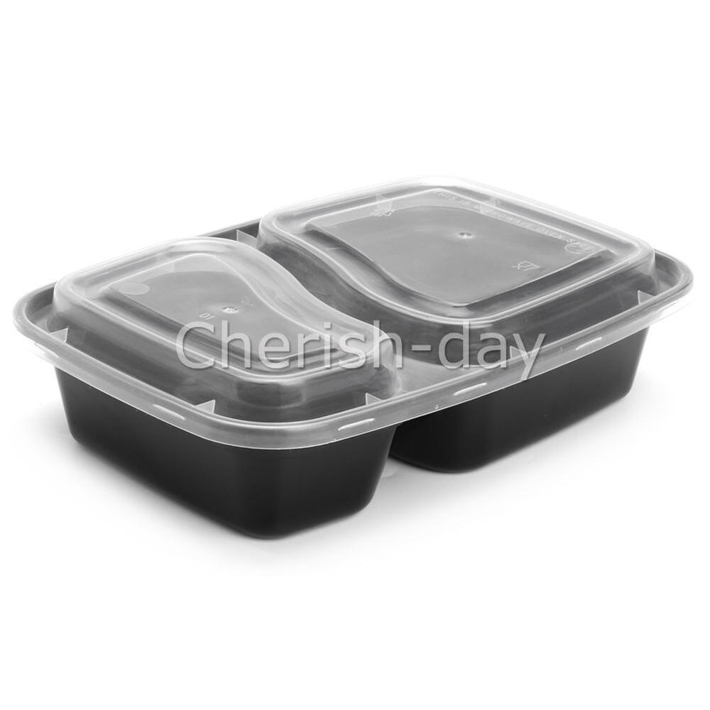 30PCS Meal Prep Food Containers Microwave Safe Lunch Storage Boxes+LIDS 1000ML