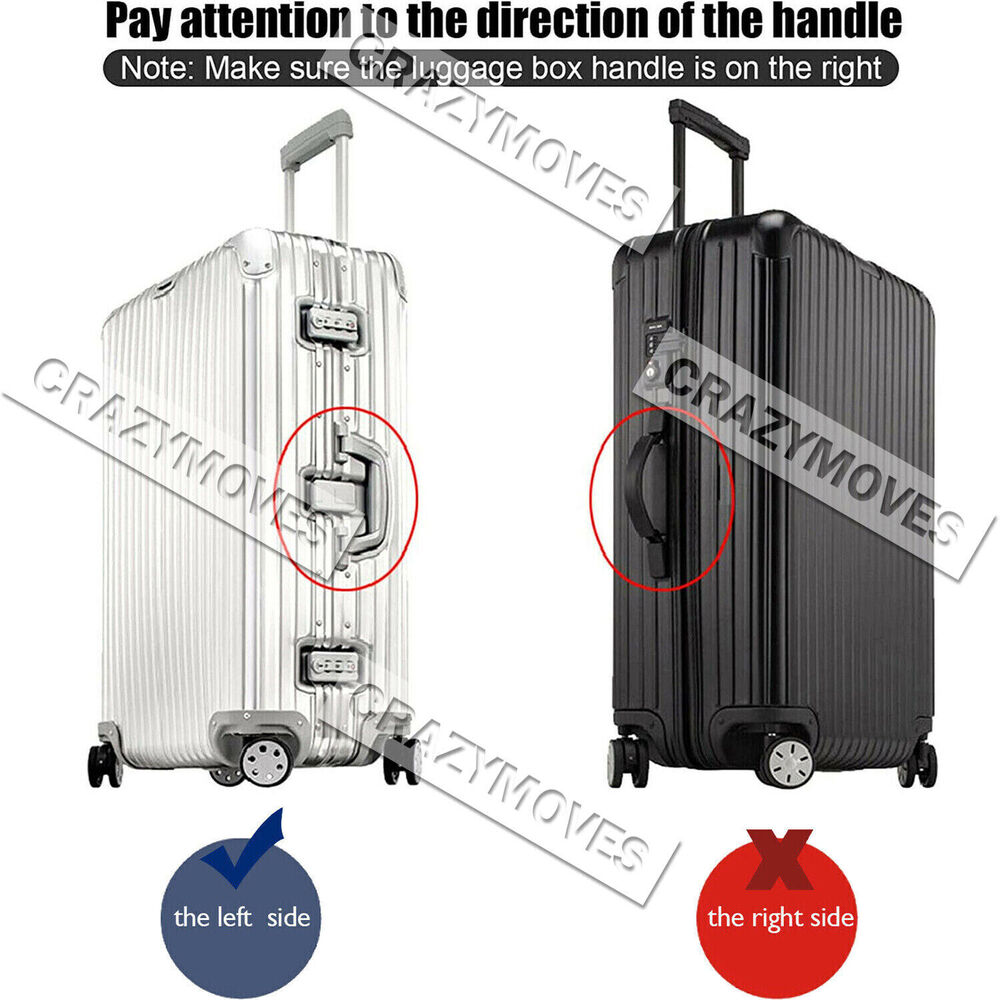 Transparent Waterproof PVC Travel Luggage Protector Suitcase Cover 20"-30"