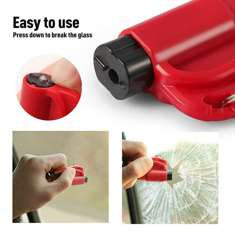 3 in 1 Car Window Glass Breaker Emergency Escape Tool Safety Seat Belt Cutter