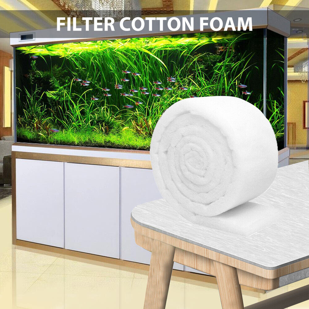 6m Filter Foam Sponge Cotton Pad Mat Media For Aquarium Fish Tank Pond Pumps