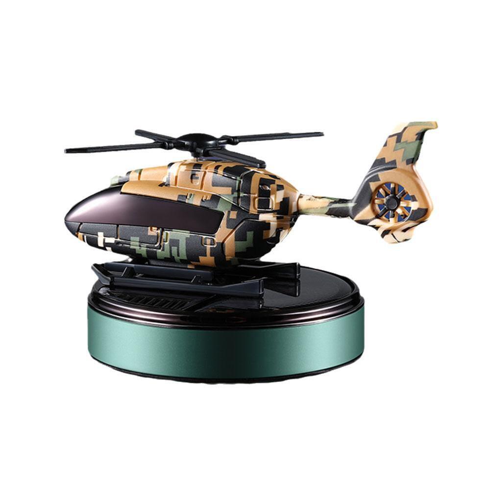 Solar Air Freshener Alloy Helicopter Air Freshener For Car And Home Fragrance