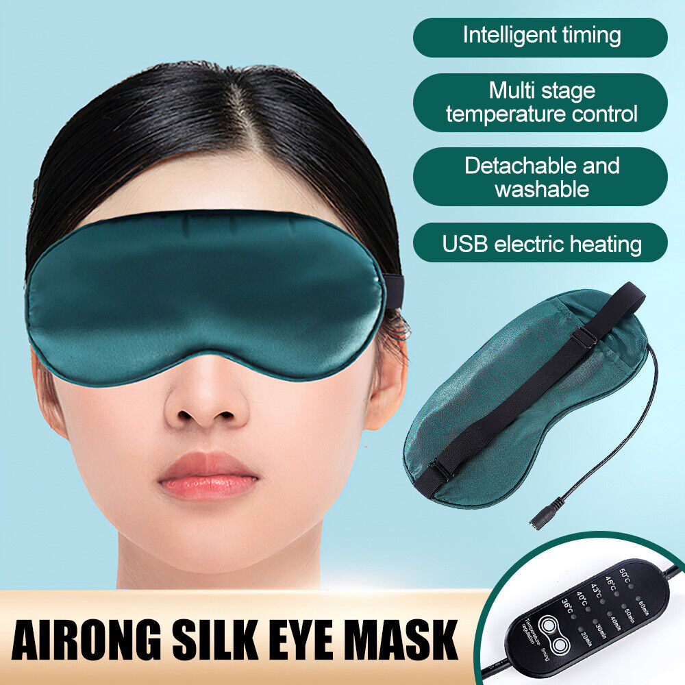 Heated Eye Mask for Blepharitis Warm Eye Compress for Dry Eyes Heated Eye Mask