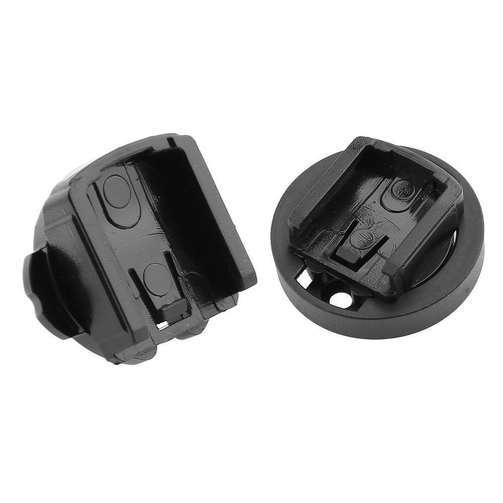 MTB Road Bike Computer Holder Stem Cap Stopwatch Speedometer Mount (Black)