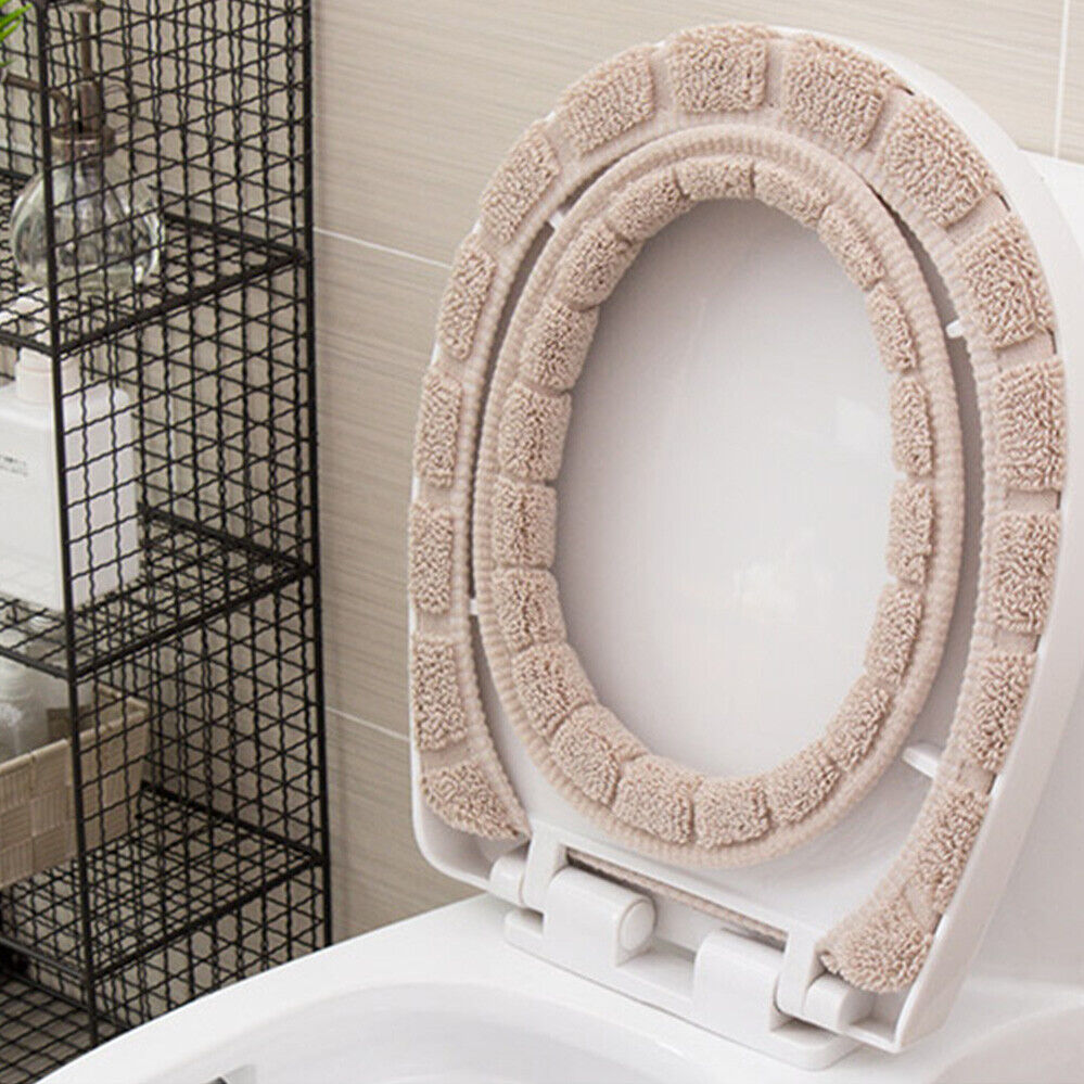 Warmer Mat Soft Bathroom Washable Pad Toilet Seat Cover Cushion Closestool Lid