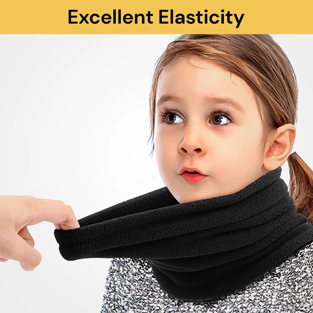 Winter Warm Fleece Snood Scarf Neck Warmer Beanie Hat Ski Balaclava Men Women