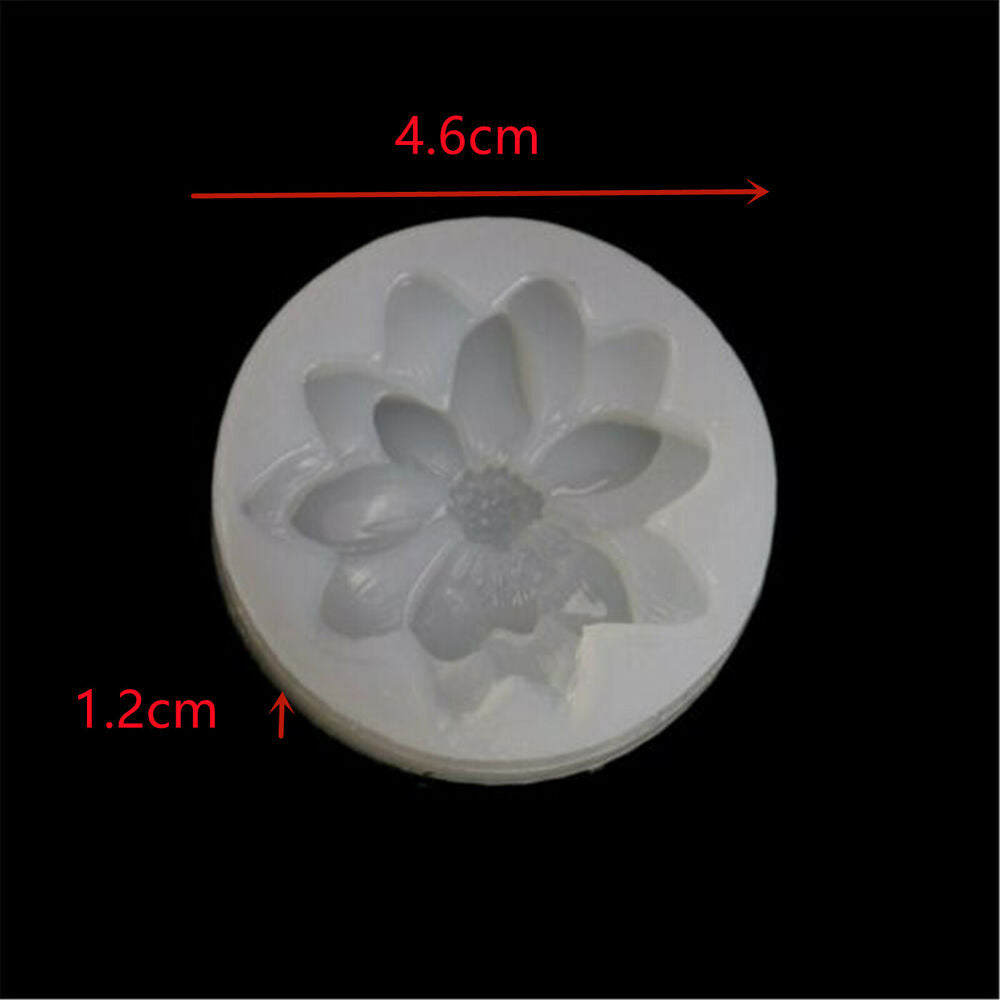 3D Flower Silicone Molds Epoxy Resin Jewelry Pendant Mould Making Craft Mold