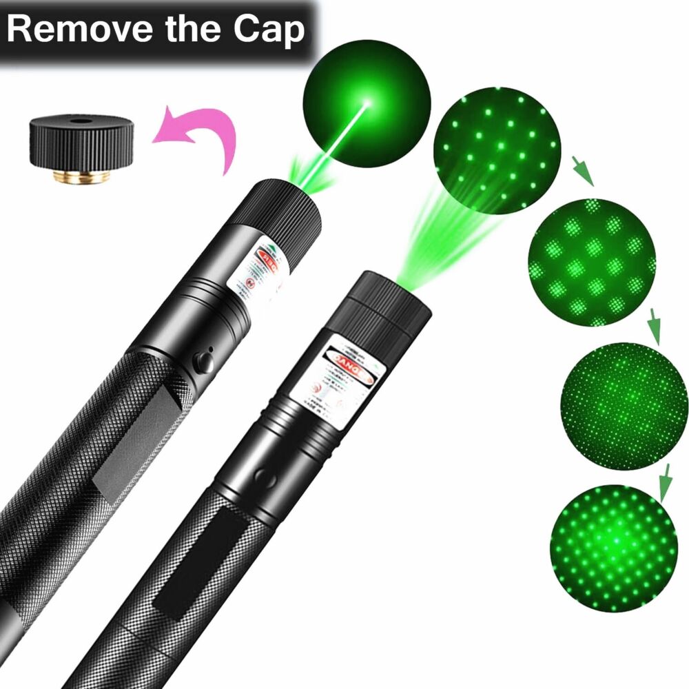 1000m Strong Beam Green Laser Pointer Pen 532nm Lazer Torch Battery Operated