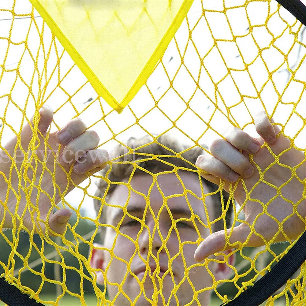 Football Net Outdoor Garden Football Goal Net Trainer Rebounder Soccer Ball