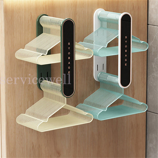 Retractable Clothes Rack Wall Clothes Hanger Laundry Drying Rack Collapsible