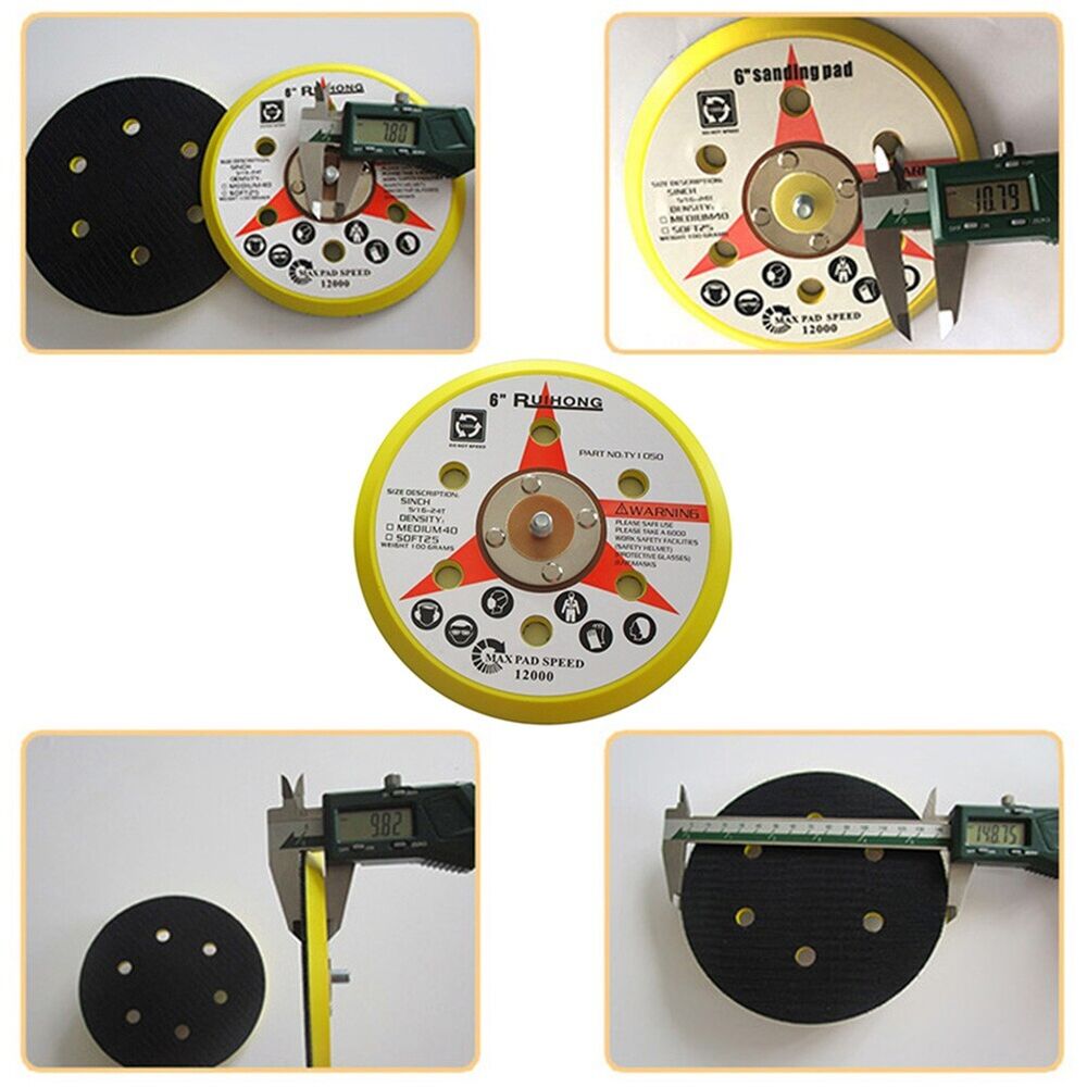 Sanding Pad 150mm Diameter Sanding Discs Orbital Backing Pad Sander Tool