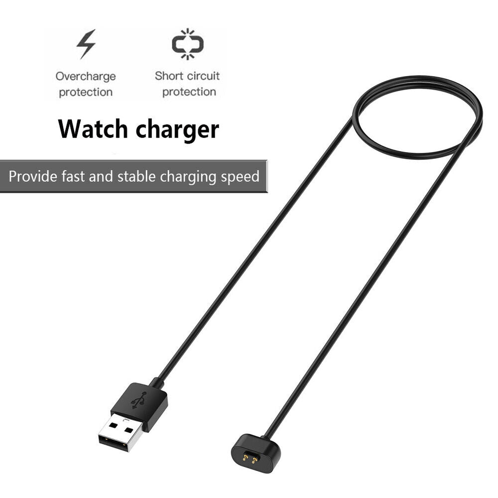 USB Charger Cable Accessories USB Charging Cable Cord for Huami Amazfit Band 7