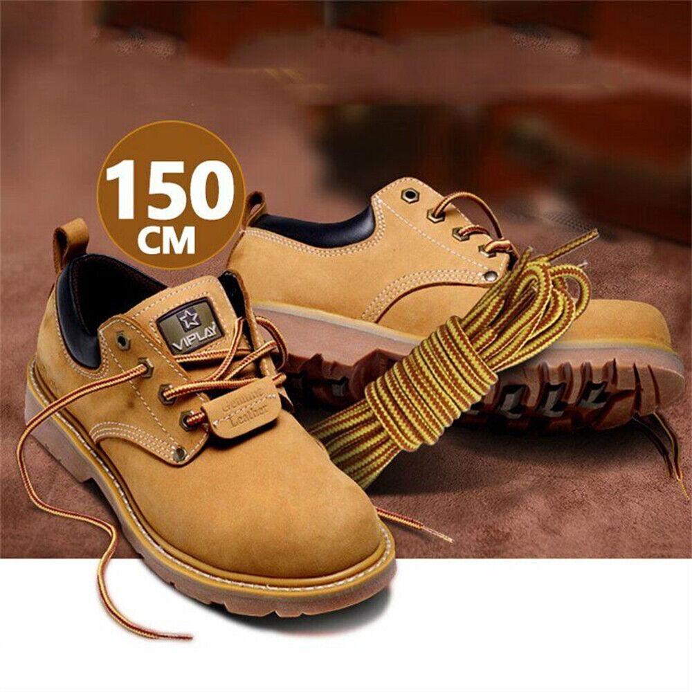 TWO TONE Bootlaces Shoelaces Sneakers Hiking Casual Shoes Work Boot Laces Cotton