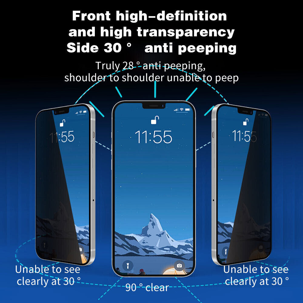 Invisible Artifact Film-Dust Free Without Bubbles,HD Privacy Screen Protector