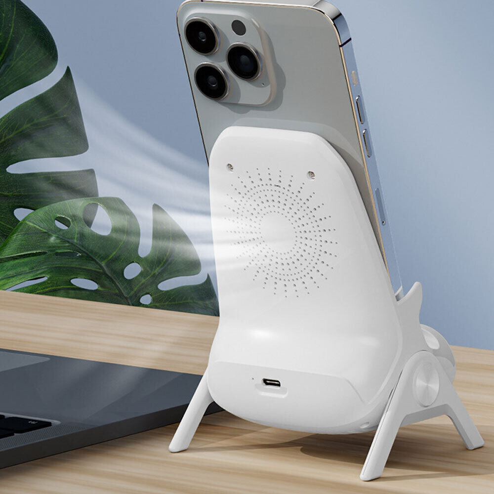 Portable 15W Wireless Fast Charge Charger Mini Chair Desk Mobile Phone Holder