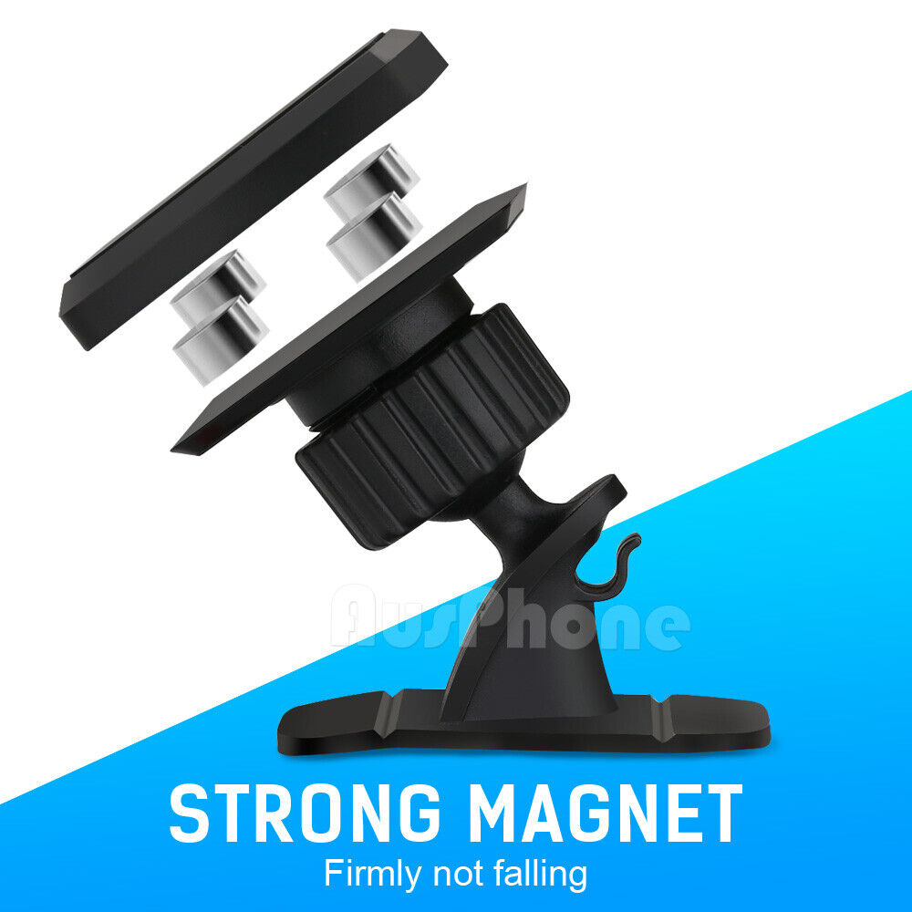 360° Stick On Dashboard Magnetic Car Mount Holder Cradle for iPhone Samsung