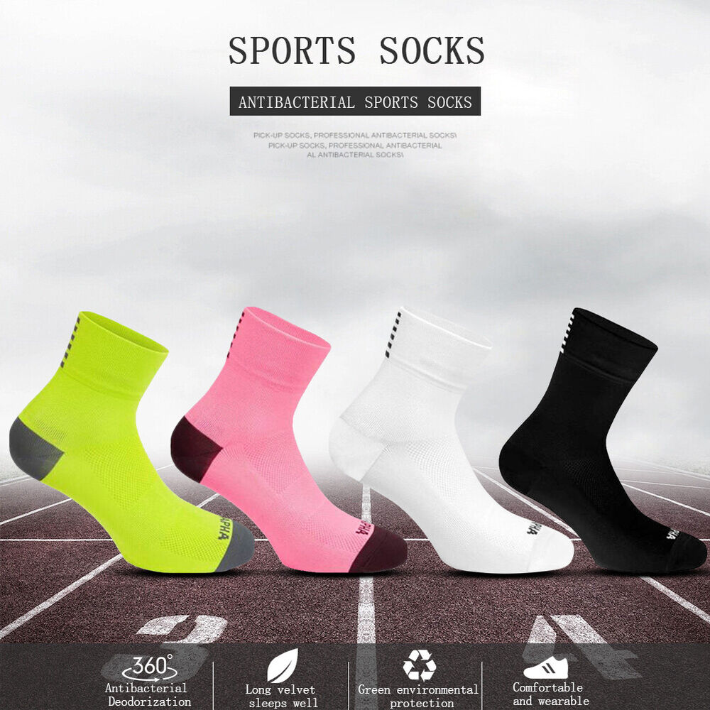 NEW Outdoor Sport Cycling Socks Comfortable Men Women Running Hiking Breathable