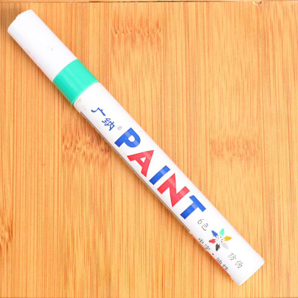 Waterproof Paint Pen Marker 12 Colours For Car Tyre Tire Metal Permanent Pen