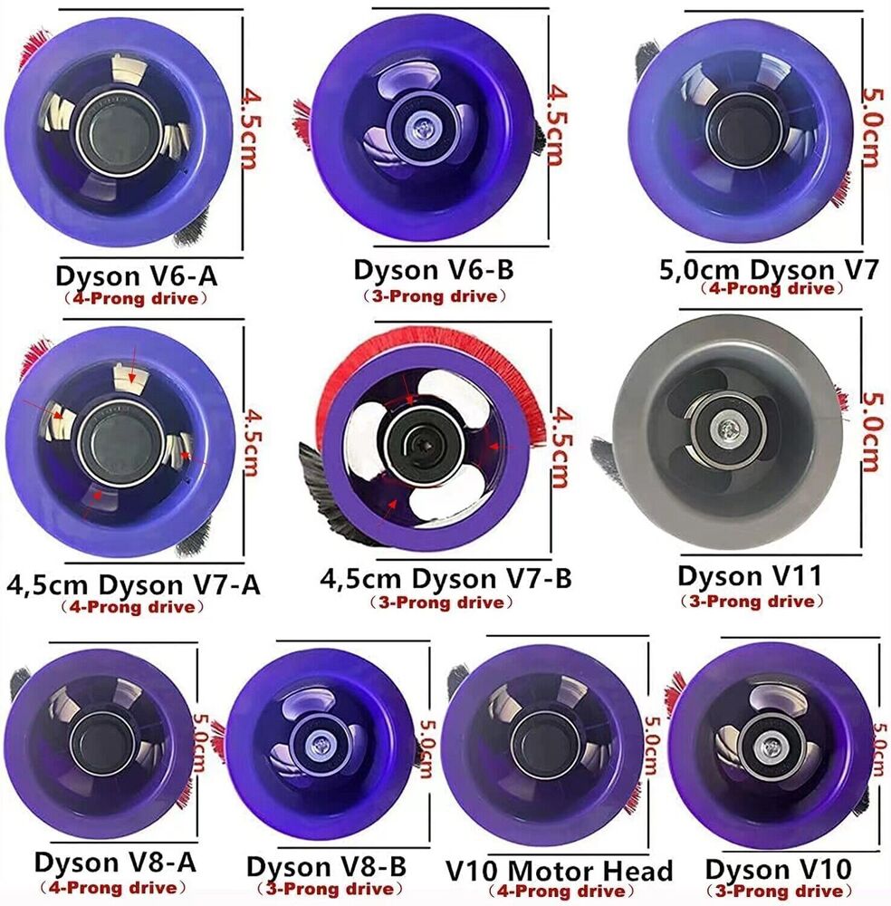 For DYSON OLD V7 V6 Animal Vacuum Cleaner Brushroll Head Brush Bar Roller 240mm