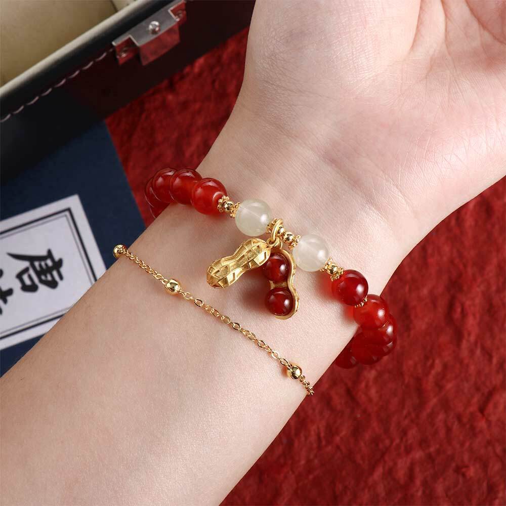 Korean Style Bracelets Hetian Jade Bracelets Bead Bracelets Female Hand Chain