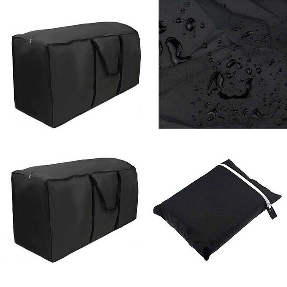 Outdoor Storage Bag Black Waterproof Extra Large Christmas Cushion Tree Xmas丶